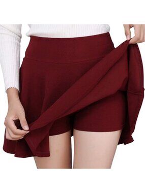 Women's Stretchable Pencil Midi Skirt Cotton Blend Knee Length